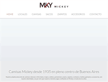 Tablet Screenshot of camisasmickey.com.ar